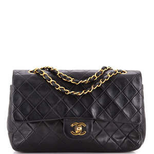 Chanel Medium Vintage Classic Double Flap Bag Quilted Lambskin